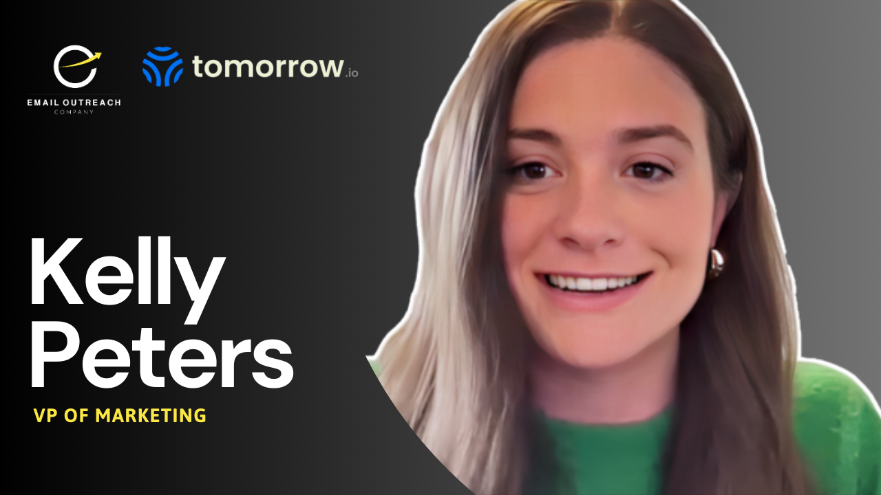 VP of Marketing, Tomorrow.io | Email Outreach